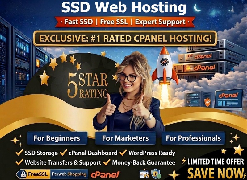 SSD Web Hosting - 💻Unlimited Sites + Free SSL + 24/7 Support | Just $14.99/Year gallery
