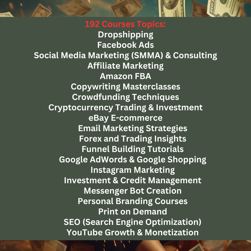4TB Ultimate Money-Making Courses Collection – 192 Expert-Led Courses gallery