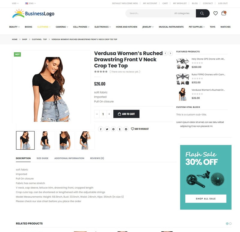 eCommerce Website with Amazon, eBay Affiliate + DropShipping + Free Hosting gallery