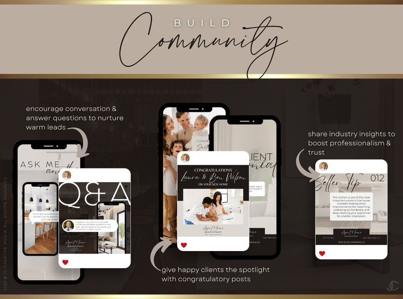 Luxury Real Estate Social Media Marketing Kit | 990+ Premium Canva Templates gallery