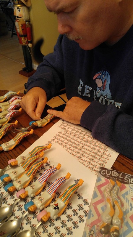 Disabled Man creates Eating Aid Spoon Set for Disabled & Couples. Fun/Meaningful gallery