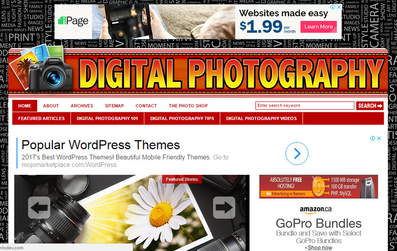 Make Money with Learn Digital Photography Affiliate website Free Hosting / Setup