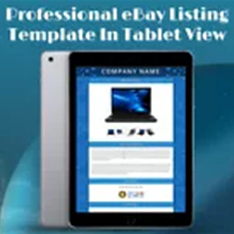 Mobile Responsive eBay Listing Template Auction Gallery Html Professional Design gallery