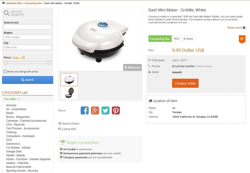 Classified Ads Website For Sale + Free Hosting