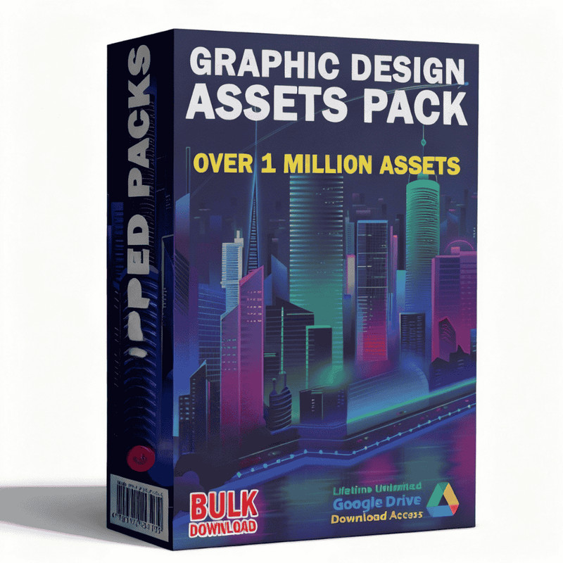 608,000+ Ultimate Graphic Design Assets Mega Pack