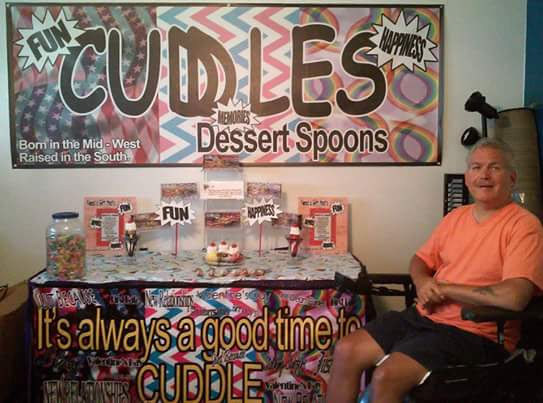Disabled Man creates Eating Aid Spoon Set for Disabled & Couples. Fun/Meaningful gallery