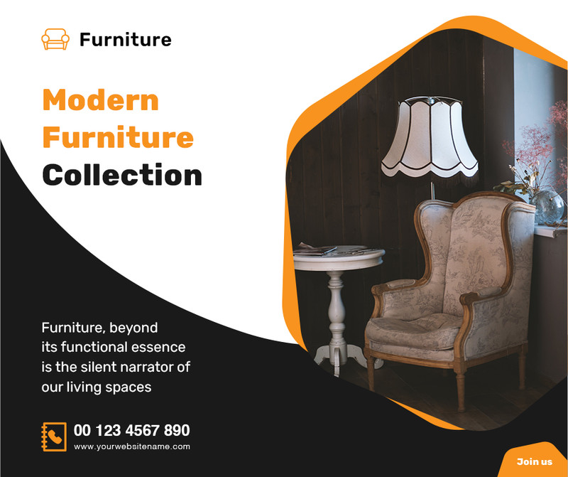Modern Furniture Social Media Marketing Templates gallery