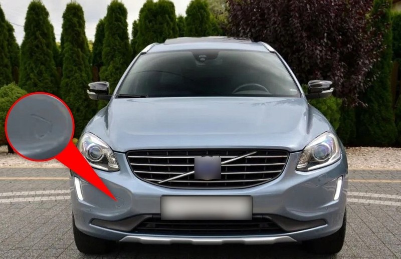 FIT TO VOLVO XC60 FL FACELIFT FRON HOOK COVER BUMPER STOSSTANGE Haken-Abdeckung gallery
