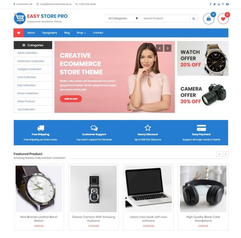 🥇Established WordPress Premium E-Commerce Store + Woo-Commerce & Yith Wishlist