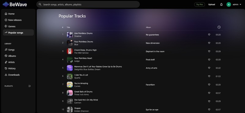BeWave - Music Streaming & Sharing PHP Platform | Full Source Code | Super-Fast gallery