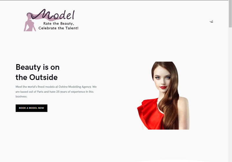 Profitable Model Agency Website with User Voting System – Free Host & Easy Setup