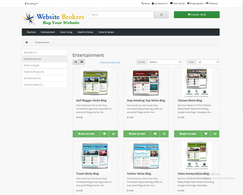 Sell Websites online – complete website 30 scripts included free Hosting /setup