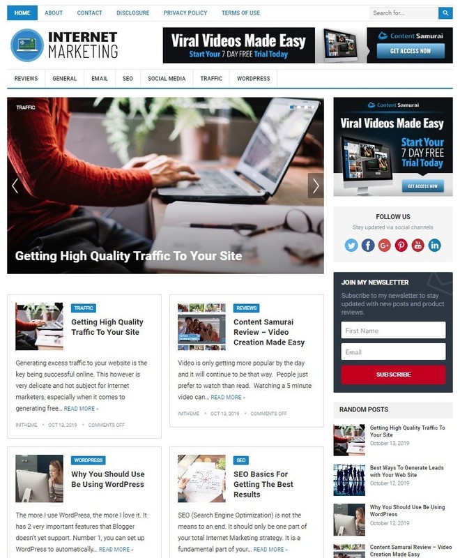 DFY INTERNET MARKETING WORDPRESS THEME+FREE SETUP PRE-DESIGNED BANNERS AND ADS