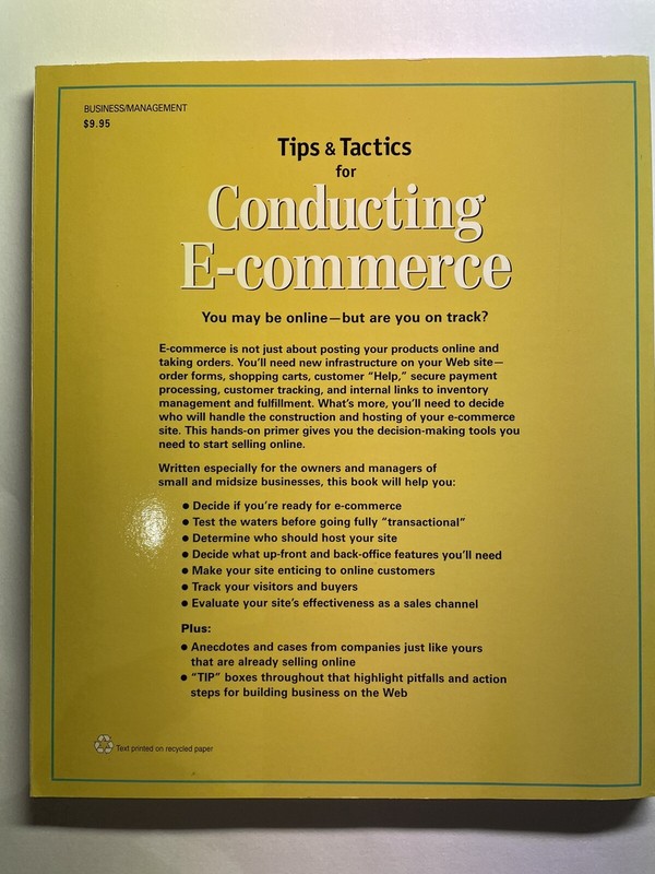 Tips Tactics For Conducting E-Commerce Inc Vintage 2000 gallery