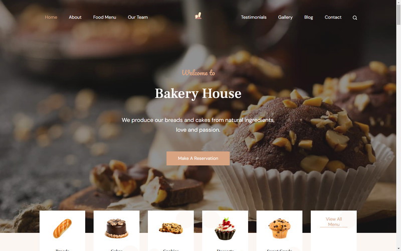 DFY Bakery WordPress Theme
