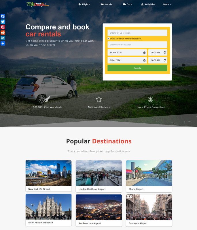 Travel Website for Sale w/ AUTO CONTENT UPDATES - Make $7-90 for each booking gallery