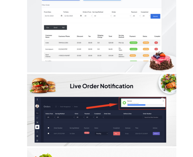 Restaurant Menu, Online Ordering, Website – Done-for-You, Mobile-First | 1 Year gallery