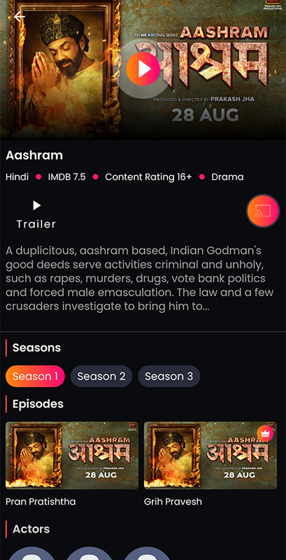 StreamPlay Android App | Streaming + OTT Platform | Movies, TV Shows, Live TV gallery
