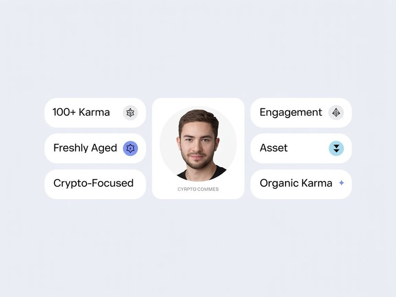 Crypto Social Media Profile | 100+ Karma | Fresh Aged | Ideal for Engagement