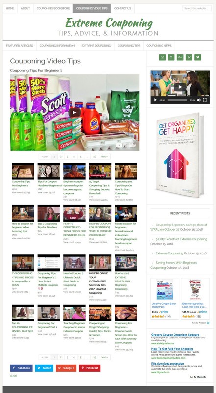 * EXTREME COUPONING * blog website business for sale w/ AUTO CONTENT UPDATES gallery