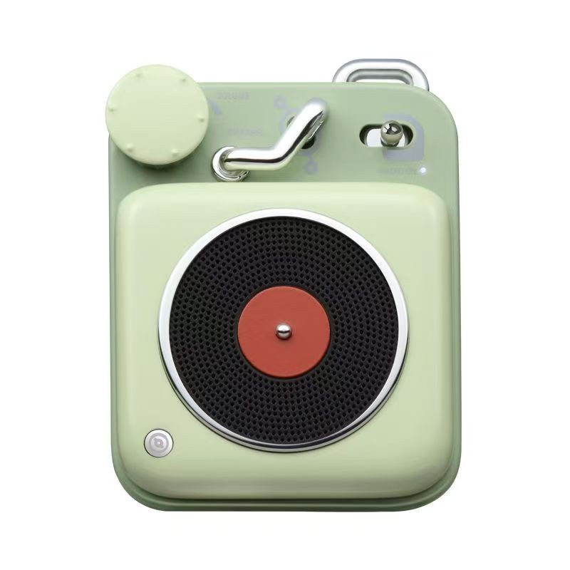 Elvis Audio Atomic Turntable B612 Mini Cute Retro Bluetooth Speaker gallery