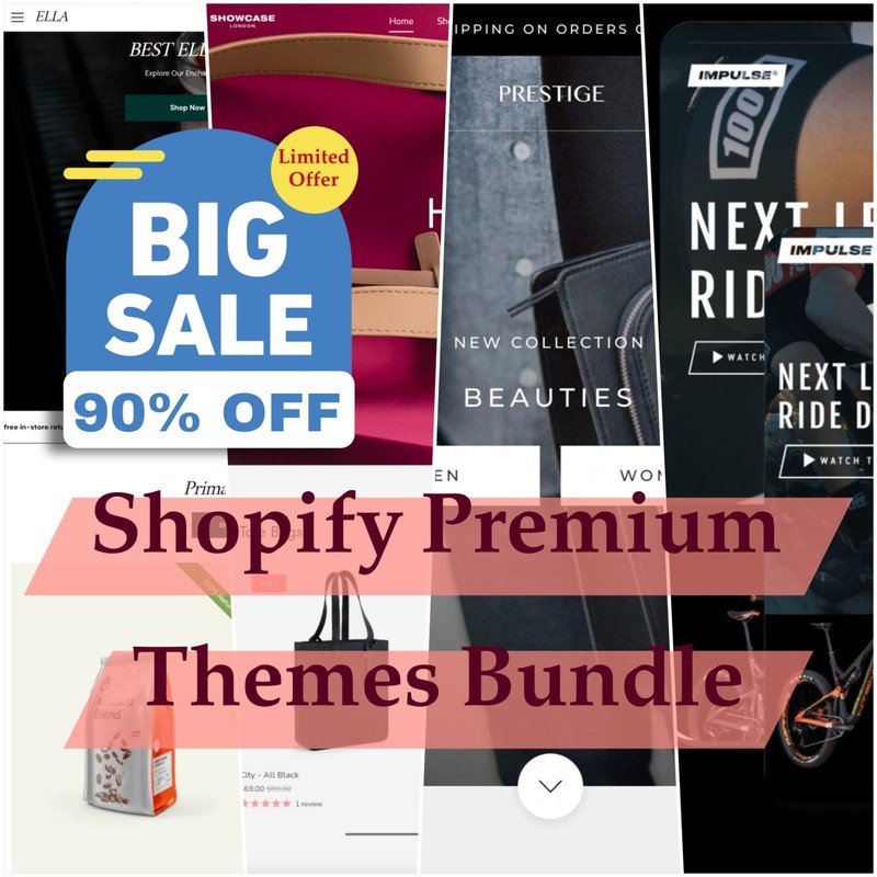 Shopify +100 Premium Themes. Prestige, Impulse, Expanse ... + Last Version gallery