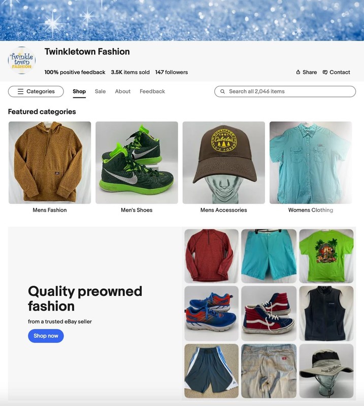eBay Store Online Clothing Business Inventory System Photo Listings Turnkey $48k gallery