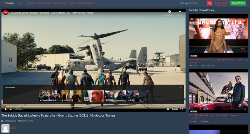 Video Website - Free Installation + Hosting + SSL gallery