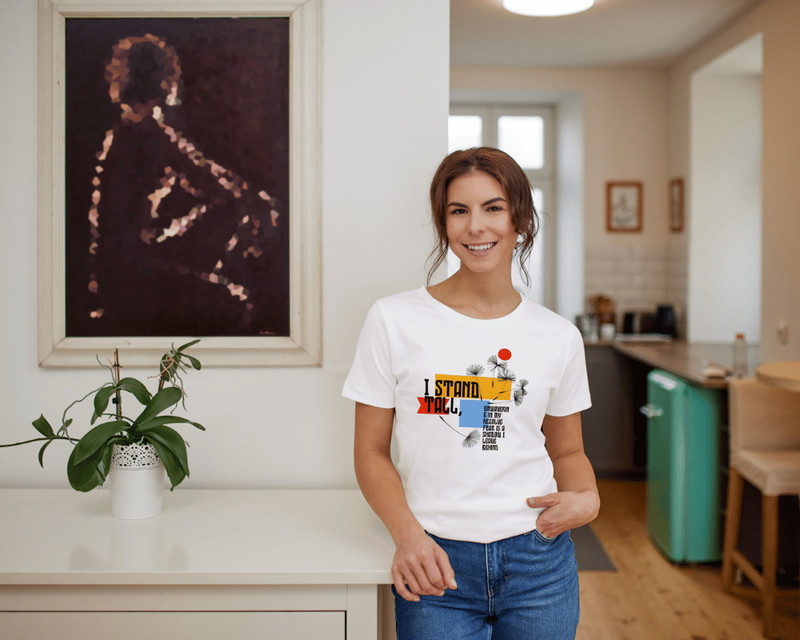 Motivational Sip & Smile Quote T-Shirt Design – Inspirational Digital Download gallery