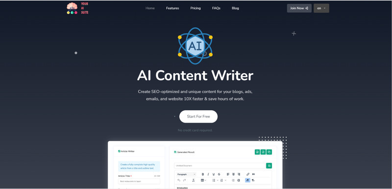 SaaS website for sale