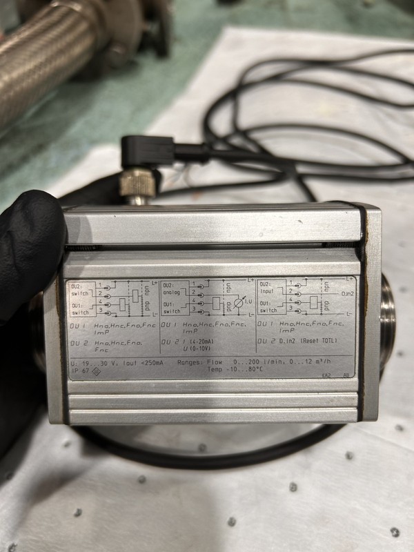 IFM SU9000 Industrial Flow Meter Sensor Stainless Steel Process Flow Monitor gallery