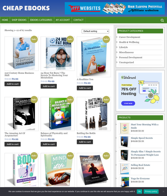 NICHE EBOOKS RESELLER - Work From Home Opportunity Website Business For Sale gallery
