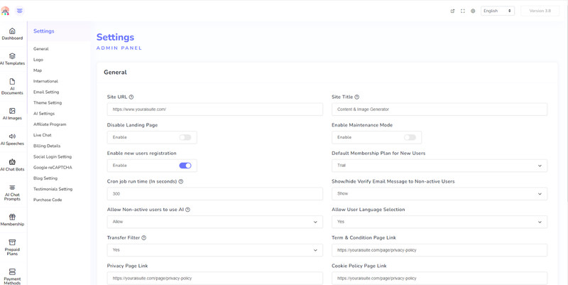 SaaS website for sale gallery