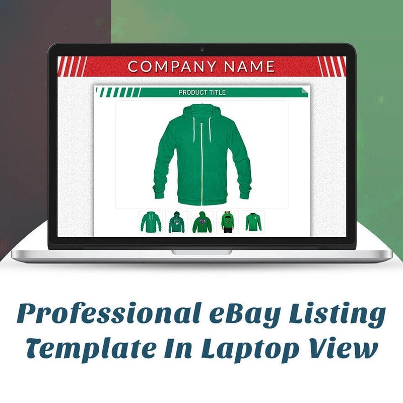 eBay Templates, Auction Mobile Responsive html Templates 2026 Ready for Cloths gallery