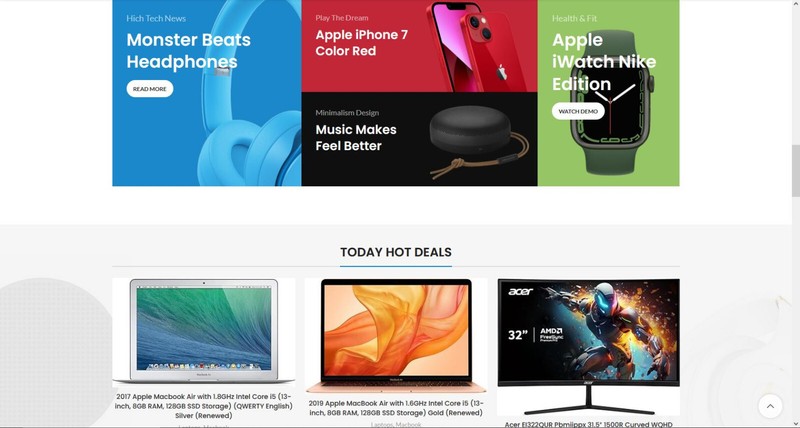 Electronic Niche Amazon Affiliate WordPress Website for Sale with 300+ Products gallery