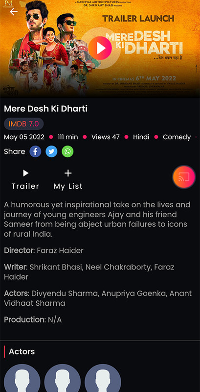 StreamPlay Android App | Streaming + OTT Platform | Movies, TV Shows, Live TV gallery