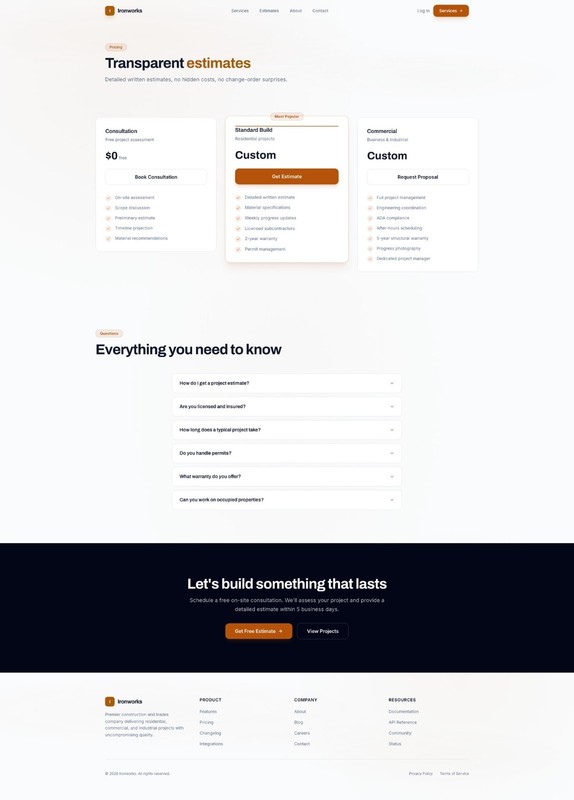 Premium Custom Website Design & Development – SEO optimized service Website gallery