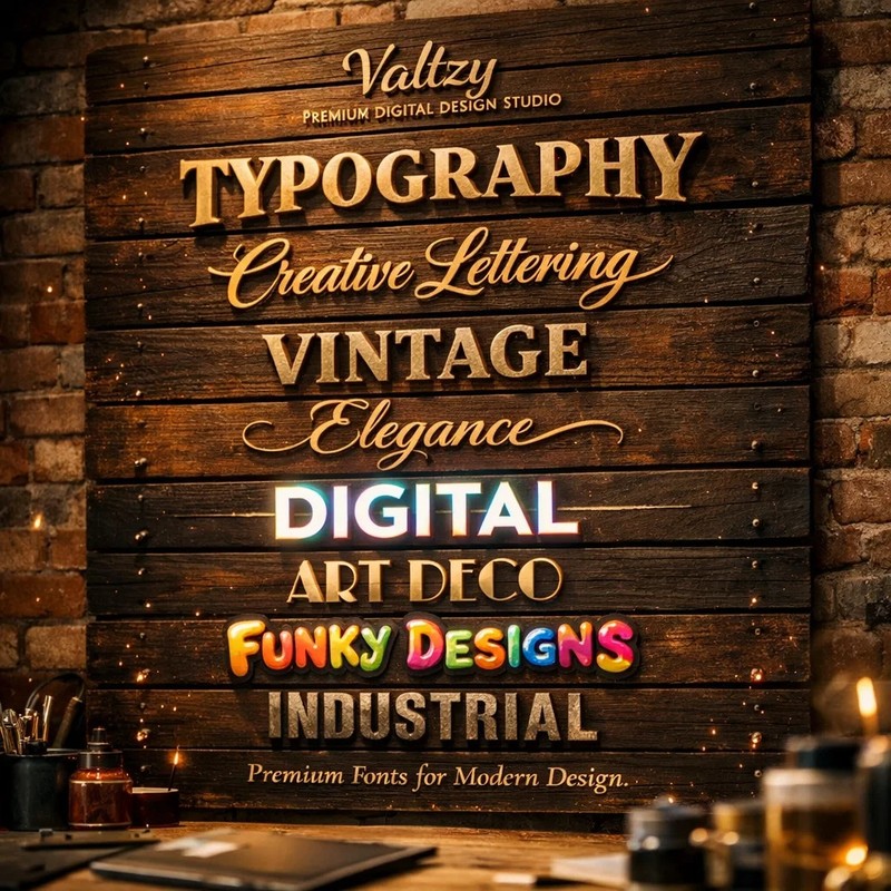 260,000 Premium Fonts Collection Instant Digital Download For Designers & Creat gallery