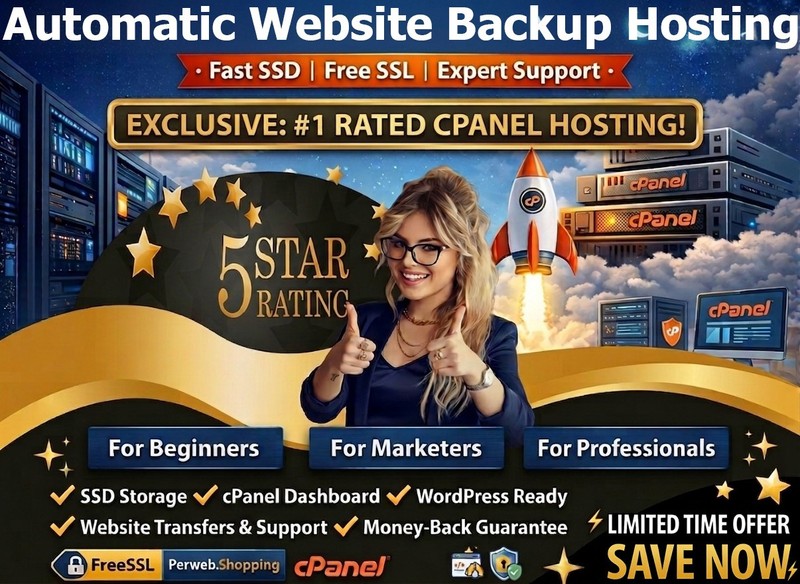 Automatic Website Backup Hosting - 💾 Unlimited Fast SSD Secure – Only $14.99/Yr gallery