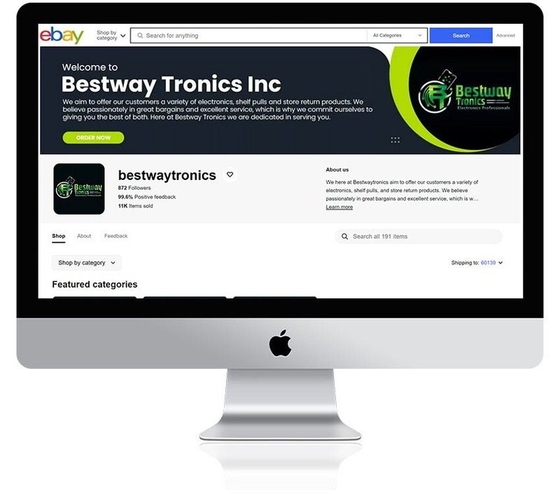 Premium eBay template HTML listing design, complimentary logo design & Video ad gallery
