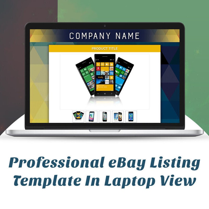 Ebay Template Listing Professional Auction design Responsive mobile HTML 2025 gallery