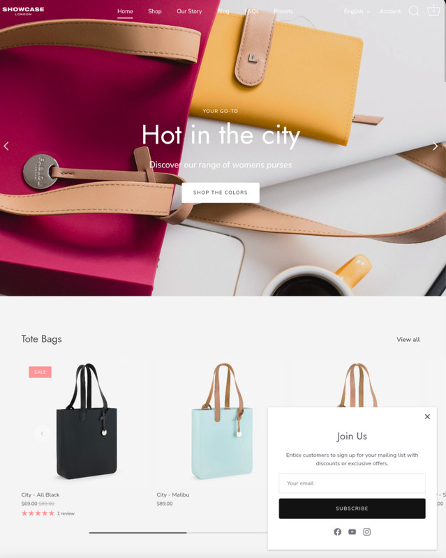 Shopify +10 Premium Themes. Ella, Prestige, Impulse, Showcase and more gallery