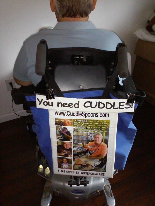 Disabled Man creates Eating Aid Spoon Set for Disabled & Couples. Fun/Meaningful gallery
