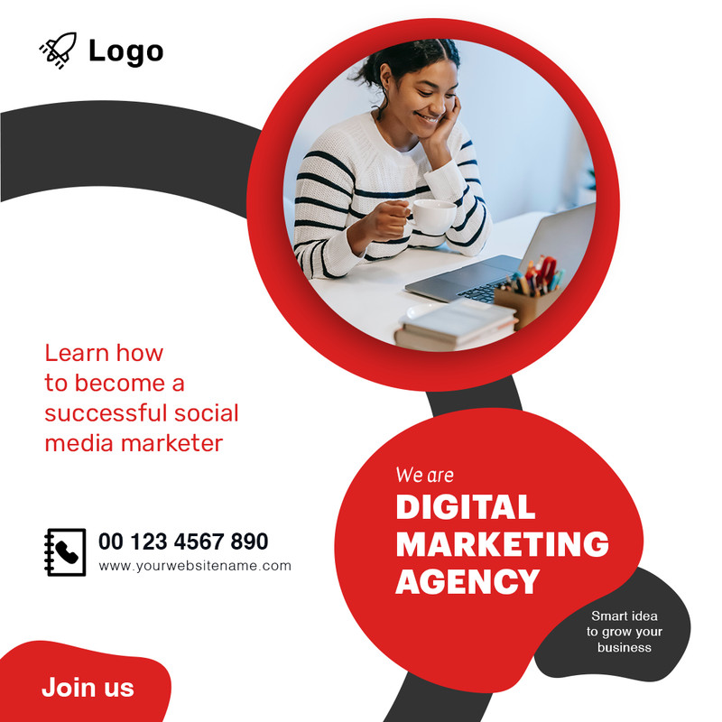 Digital Marketing Social Media Templates gallery