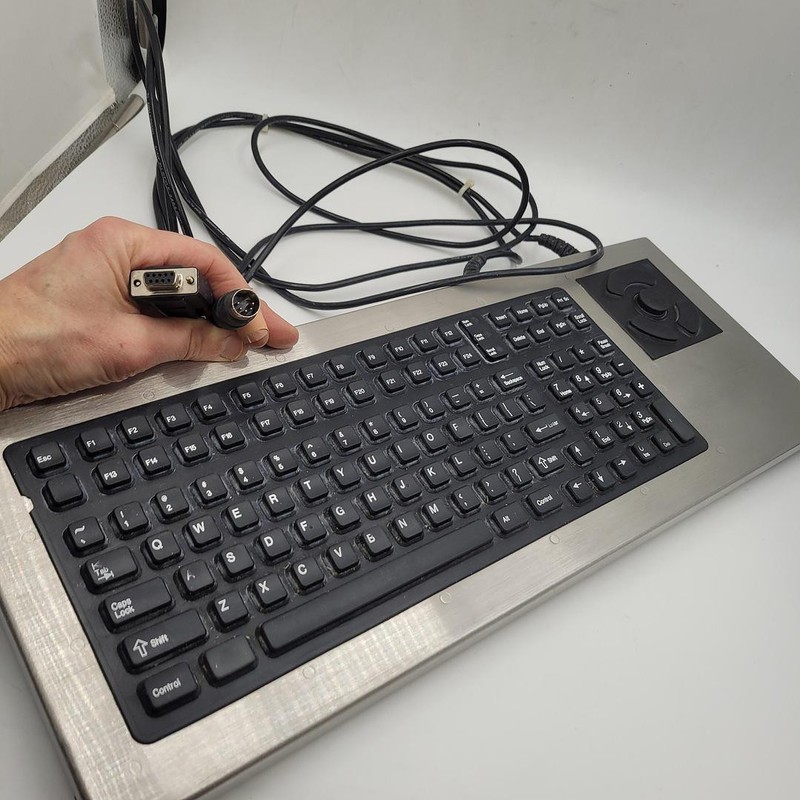 TEXAS INDUSTRIAL PERIPHERALS STAINLESS STEEL ENCLOSED SEALED KEYBOARD DT-2000