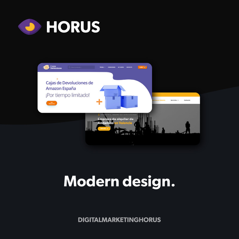 Modern Website with Wordpress gallery