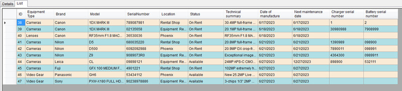 Equipment Rental Management software gallery