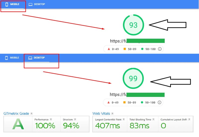 SPEED UP Wix Shopify Wordpress website with improve GTmetrix Google Pagespeed gallery
