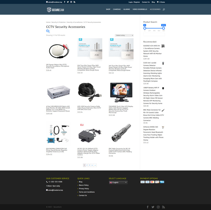 Home Security Cameras Dropshipping Store | Turnkey Dropship Business Website gallery