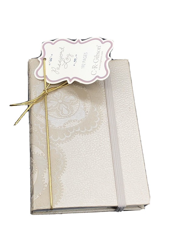 New Faux Leather C.R. Gibson Addtess Website Blog Book